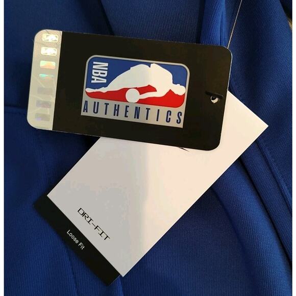 Men's York Knicks Nike 2024/25 Spotlight On-Court Practice Pullover Hoodie - 2XL - Picture 6 of 6